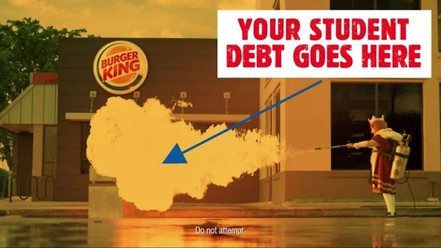 Burger King Wants to Help Customers Pay Off their Student Loans