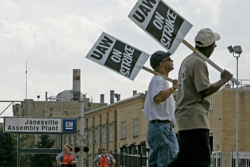 50,000 GM Workers Went on Strike at Midnight