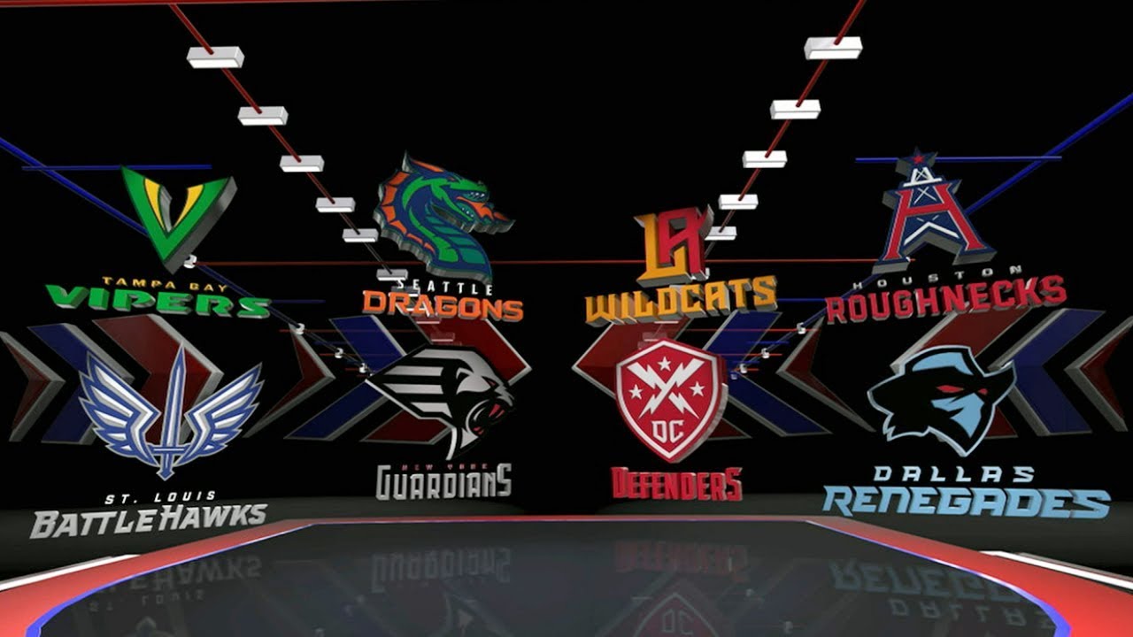 The XFL Reveals New Team Names and Logos